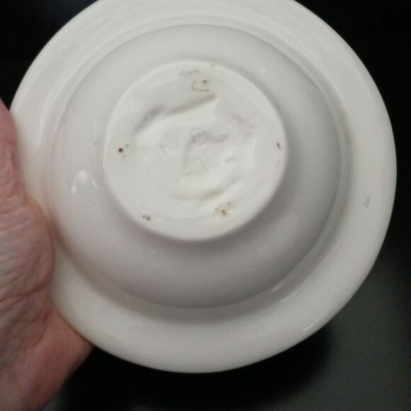 Holiday Bell 9" Candy Dish Vintage 1970's Christmas Ceramic Seasons Greetings - Picture 13 of 14